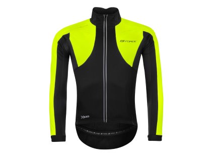 Pánska bunda FORCE X100 zimná, čierno-fluo (Veľkosť M, farba Fluo)