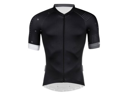 Pánsky dres FORCE GAME krátky rukáv, čierny (Veľkosť M, farba Čierna)