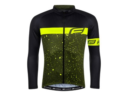 dres FORCE SPRAY dlouhý rukáv, army-fluo S (farba Fluo, Veľkosť S)