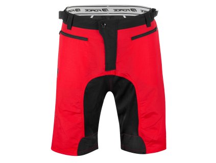kraťasy F MTB-11 odnímatelná vložka, črvn XS (farba Červená, Veľkosť XS)