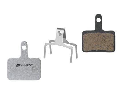 Brzdové platničky FORCE M08 Al náhrada SHIMANO B03S, Resin pre eBike