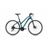 ghost square cross base ladies petrol blue ocean blue v