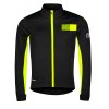 Pánska bunda F FROST softshell zimná, čierno-fluo (Veľkosť L)