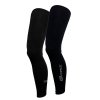 Návleky na nohy FORCE TERM dlhé, čierne (Veľkosť XS, farba Čierna)