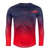 Pánsky dres FORCE MTB ANGLE dlhý rukáv, modro-červený