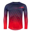 Pánsky dres FORCE MTB ANGLE dlhý rukáv, modro-červený