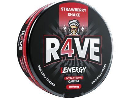 R4VE ENERGY STRAWBERRY SHAKE 100 MG puffly cz