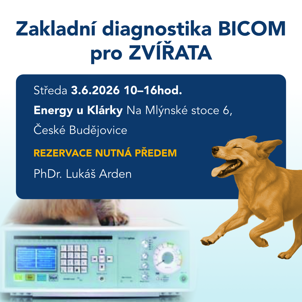 BICOM biorezonanční diagnostická metoda pro zvířata