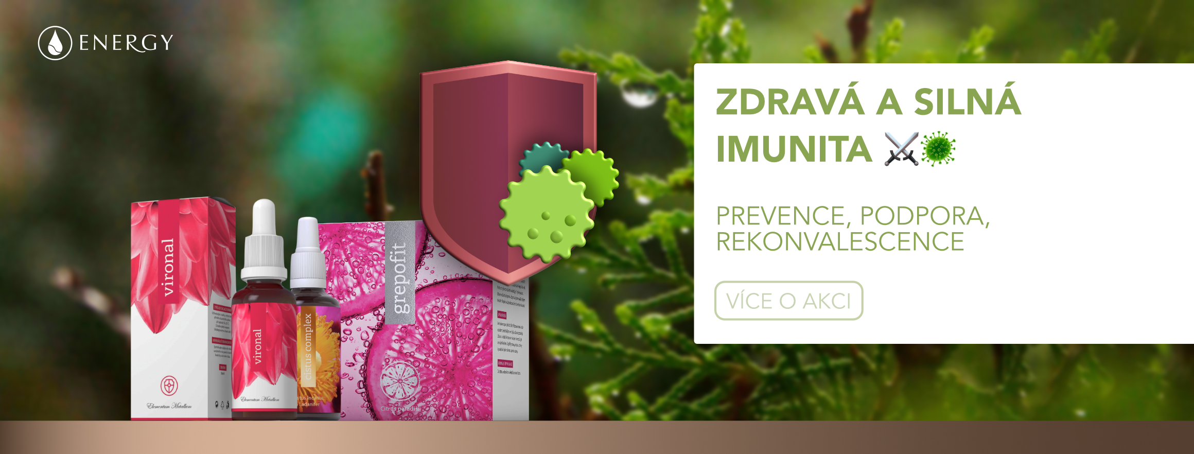 Zdravá a silná imunita s produkty Energy