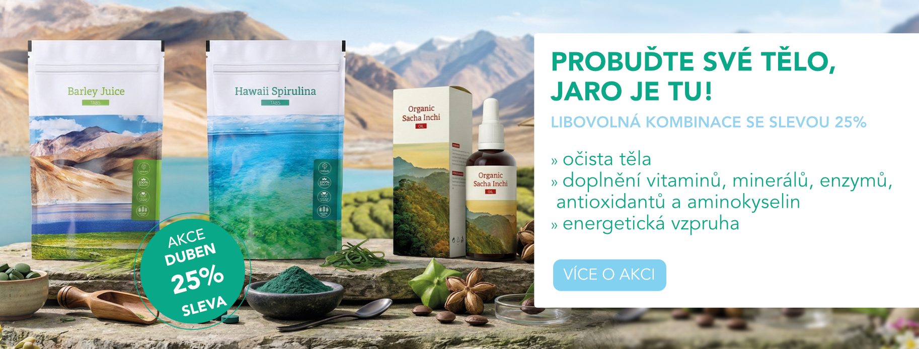 2set zelených potravin