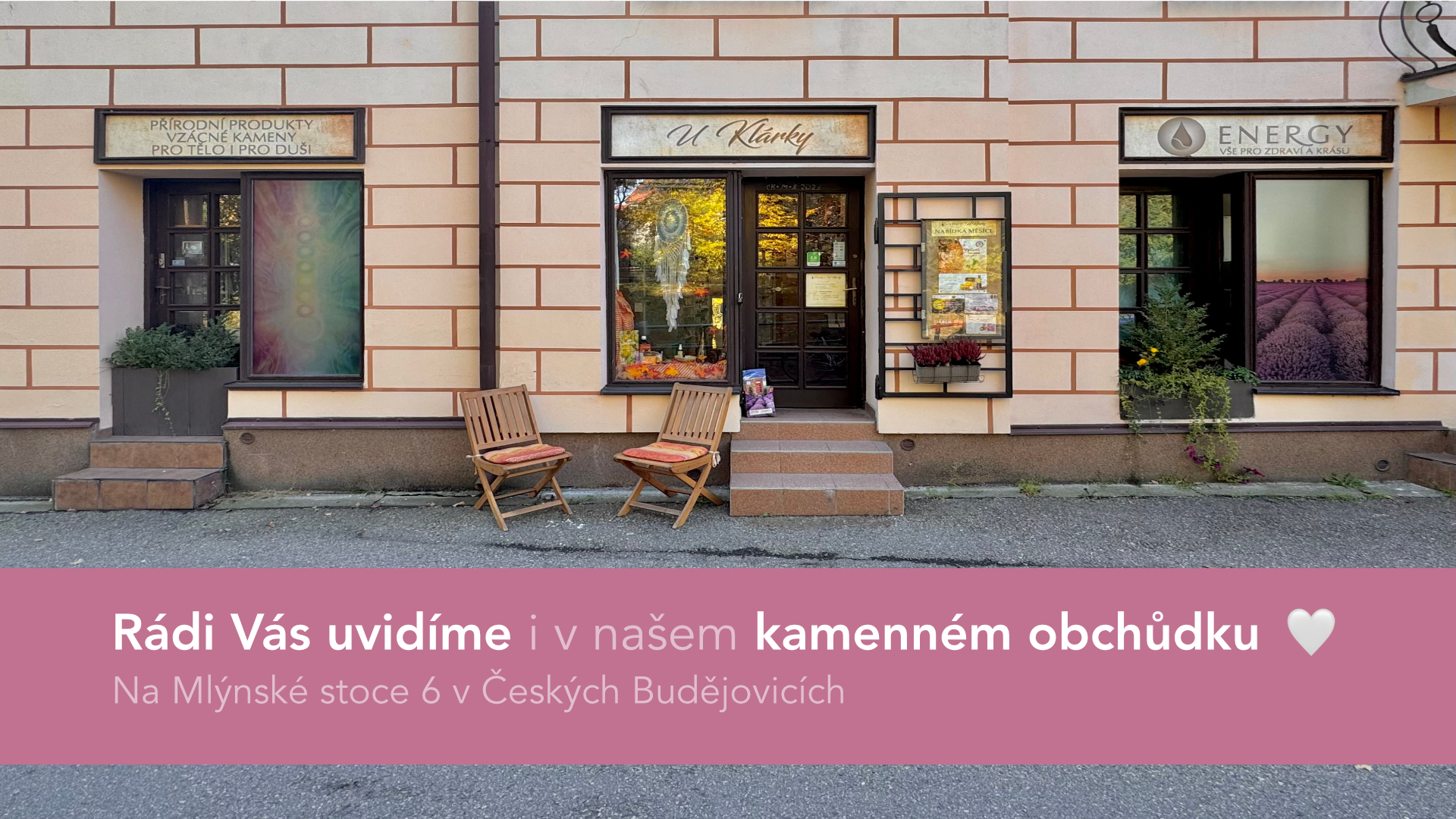 U Klárky, kamenná prodejna