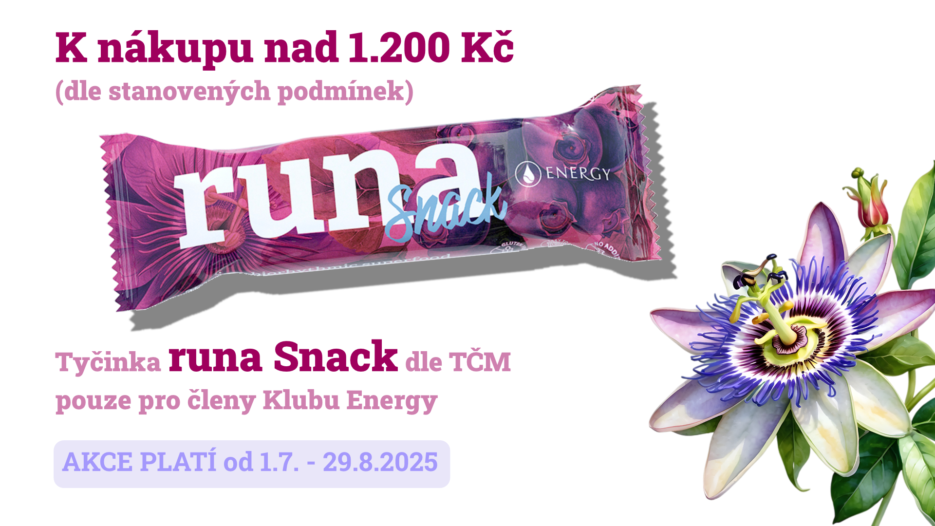 Runa snack za 1Kč