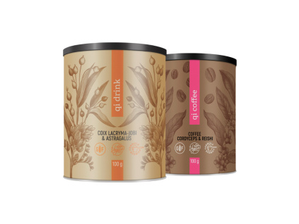 Energy Qi drink + Qi coffe 100g (Klubová cena)