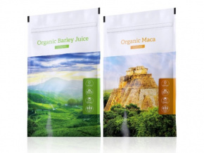 Barley Juice powder a Organic Maca tabs od Energy