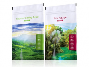 Barley Juice powder a Raw Aguaje tabs od Energy