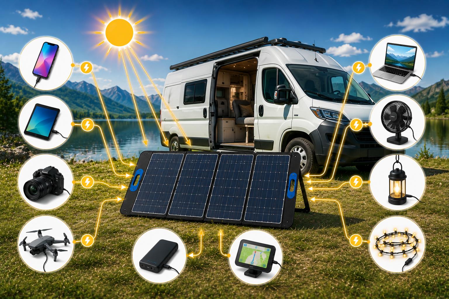 Solární panel pro obytnou dodávku: Kompletní průvodce pro vanlife