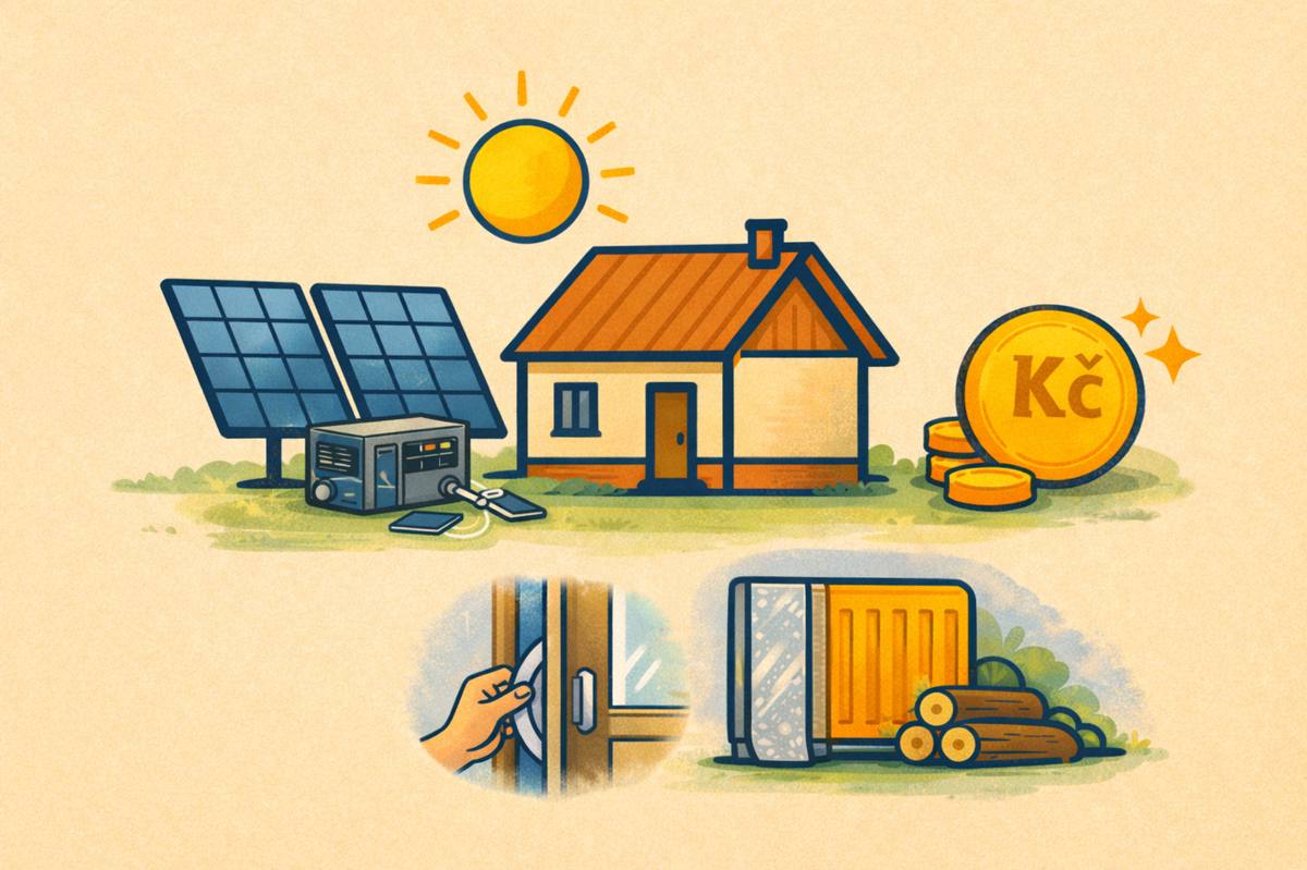Jak ušetřit energie na chalupě bez velkých investic