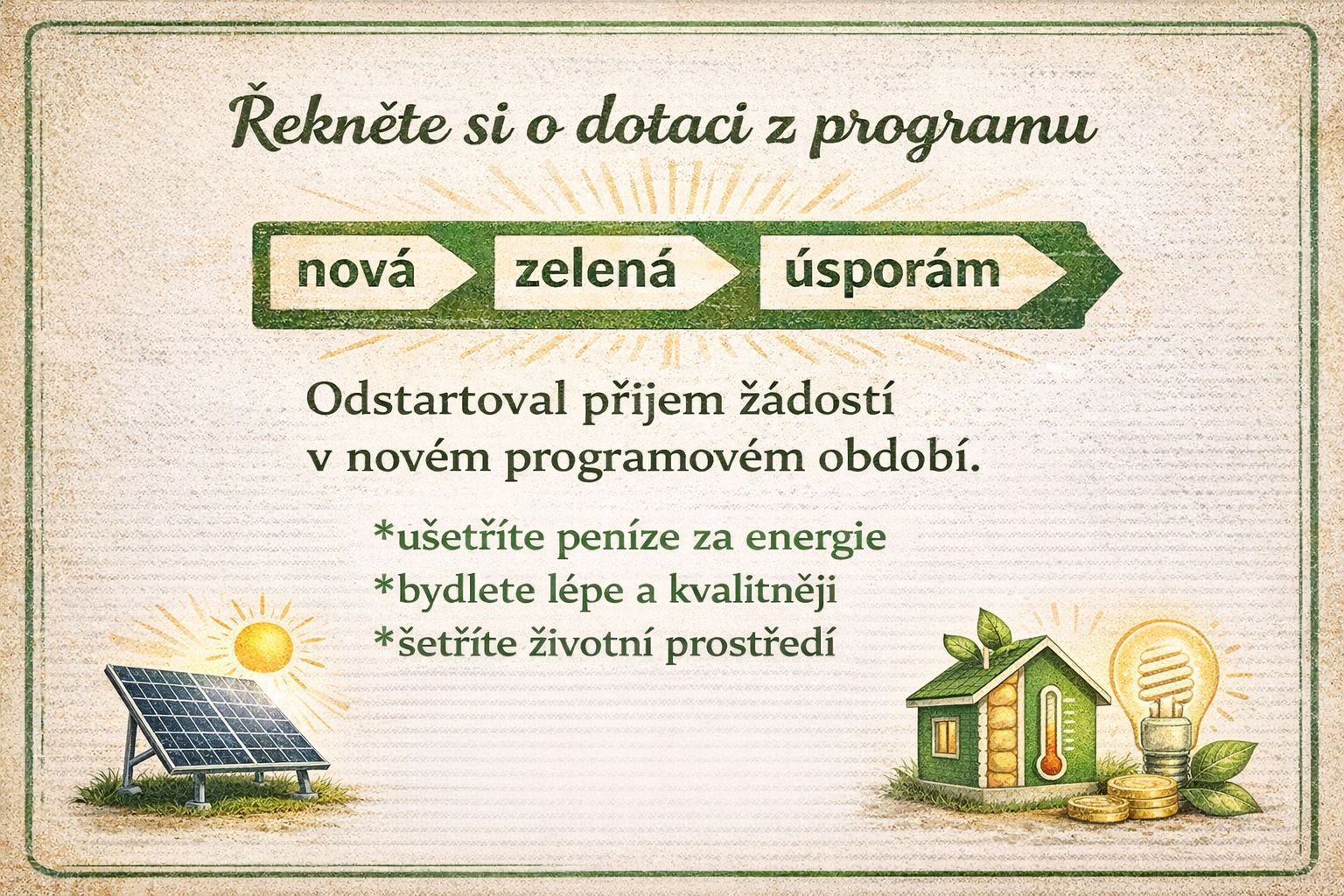 Dotace zelená úsporám