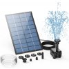 solarni fontana pro zahradni jezirko