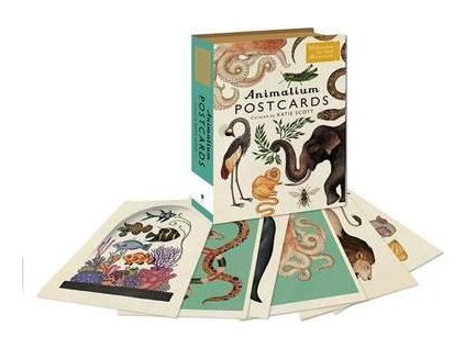 3687 postcard animalium botanicum