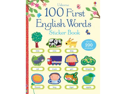 100 First English Words Sticker Book