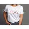 PRAY fehér póló