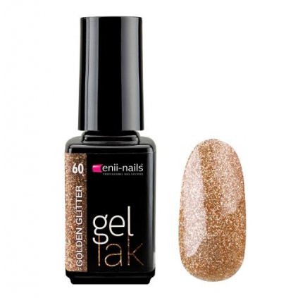 Gel polish 60. golden glitter 5 ml