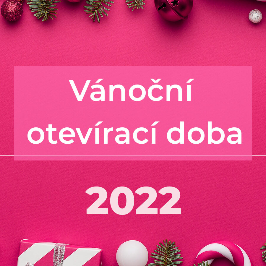 Vánoční otevírací doba 2022 Eshop a prodejny