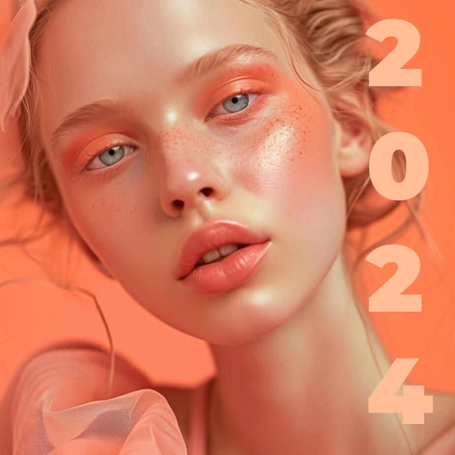 Barva roku 2024 Peach Fuzz