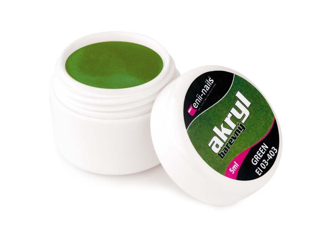 Barevný akryl - Green 5 ml