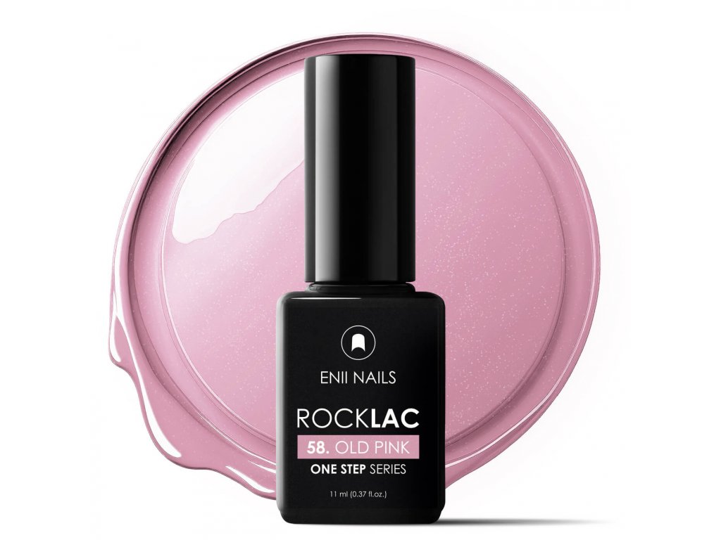 Pudrově růžový gel lak Rocklac 58