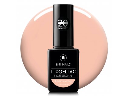 Tělový nude gel lak LUX GEL LAC 3