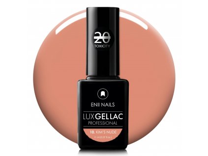 Nude tělový gel lak LUX GEL LAC 10