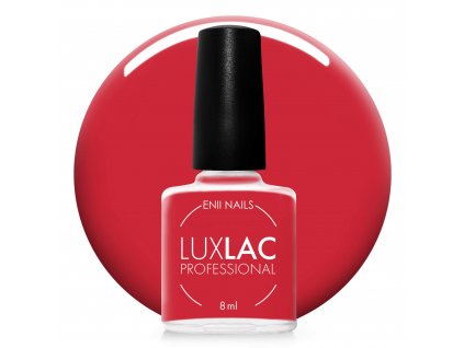 Červený lak na nehty LUX LAC 16 Passion 8ml