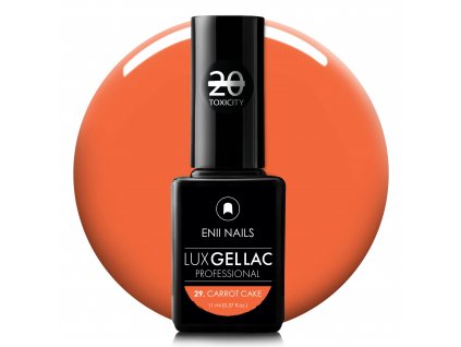 Oranžový gel lak LUX GEL LAC 29