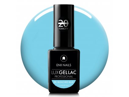 Modrý gel lak LUX GEL LAC 31