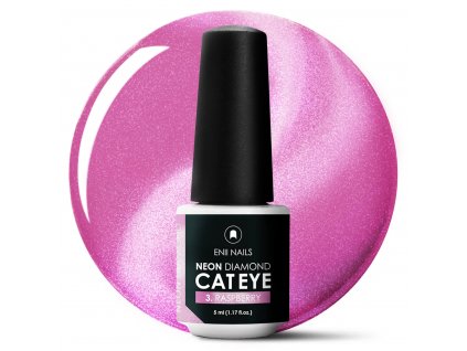 Starorůžový Neon cat eye 3 Raspberry 5ml