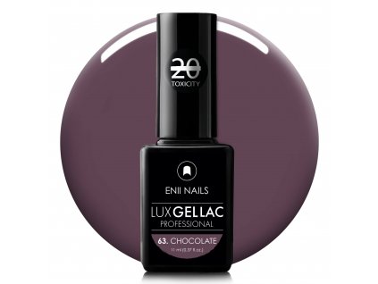 Gel lak LUX GEL LAC 63 Chocolate