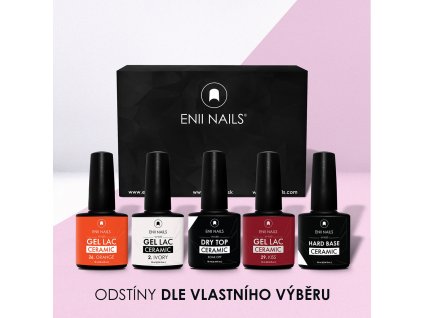 Výhodná seda Gel laků Ceramic Set odstíny dle vlastního výběru min
