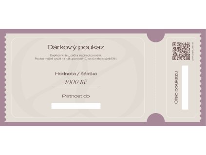 Dárkový poukaz 1000