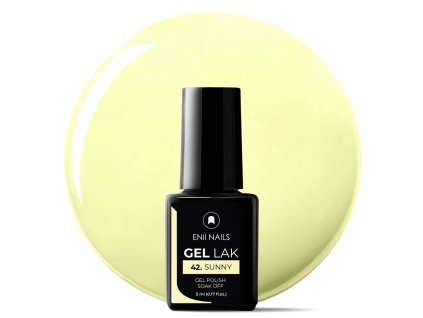 Žlutý Gel Lak 42 Sunny 5ml