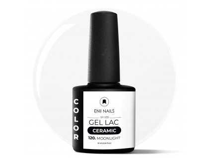 Bílý Gel Lak Ceramic 120 moonlight 10ml