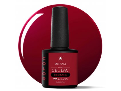 Červený Gel Lak Ceramic 170 Milano 10ml