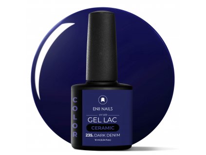 Pařížský modrý Gel Lak Ceramic 235 Dark Denim 10ml