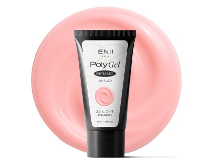 Poly gel Ceramic 22 light Peach 30ml 2
