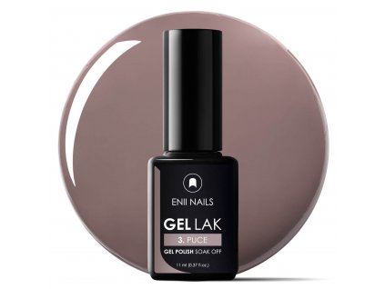 Hnědý kávový Gel Lak 3 Puce 11ml