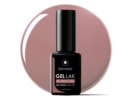 Růžový tělový Gel lak perfect pink 11 ml