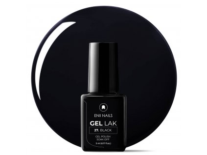 Gel lak 27. Black 5 ml