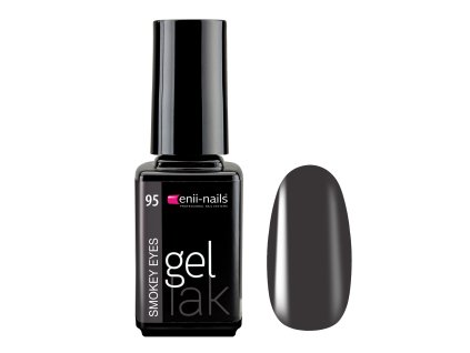 Hnědo-šedý gel lak Smokey Eyes 5 ml
