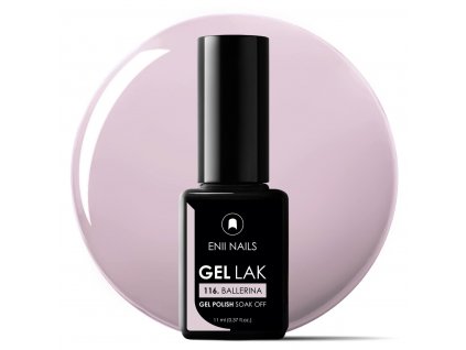 Světle růžový Gel Lak 116 Ballerina 11ml